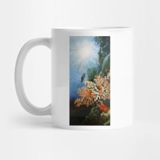 PARROT FISH IN THE CORAL Mug